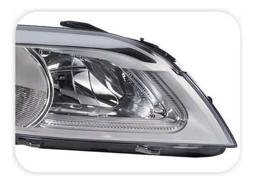 Farol Simples Cromado Lado Direito Lifan X60 2013 Á 2016  Novo