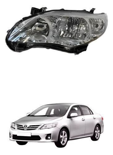 Farol Toyota Corolla 2012 2013 2014 Cromado Esquerdo