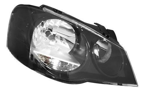 Farol Vw Golf 2008 Até 2013 Máscara Negra Lado Direito  Novo