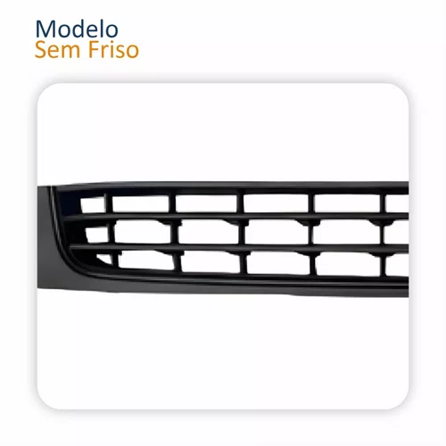 Grade Para-choque Vw Amarok 2010 Até 2016 Central Sem Friso