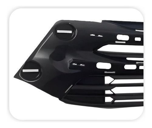 Grade Parachoque Central Fiat Toro 2016 A 2020 Friso Preto Novo
