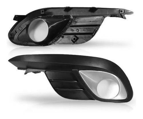 Grade Parachoque Fiat Gran Siena 12/19 C/furo Mold Cinza Le Novo