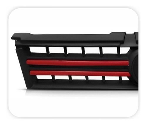 Grade Radiador Fiat Stilo 2008 09 10 11 2012 Friso Vermelho Novo