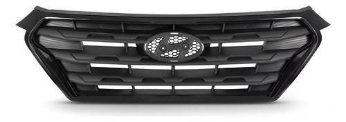 Grade Radiador Hyundai Creta 2017 Até 2020 Com Friso Preto Novo