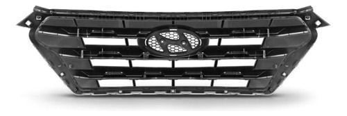 Grade Radiador Hyundai Creta 2017 Até 2020 Com Friso Preto Novo