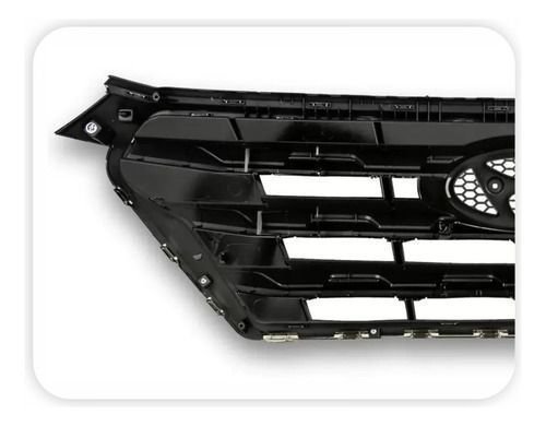 Grade Radiador Hyundai Creta 2017 Até 2020 Com Friso Preto Novo