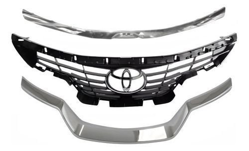 Grade Radiador Toyota Etios 2018 2019 2020 Frisos Cromado Novo