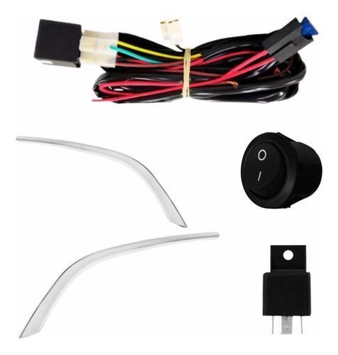 Kit Farol De Milha Gm Onix 2012 A 2016 Gm Prisma 2012 A 2016 Novo