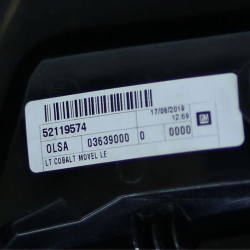 Lanterna Da Tampa Traseira Esquerda Gm Cobalt 2016 Á 2020 Original Usado