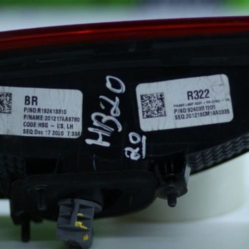 Lanterna Da Tampa Traseira Esquerda Hb20 Sedan 2020 Á 2022 Original Usado