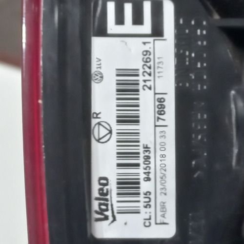 Lanterna Tampa Traseira Vw Voyage G6 Original 2122691 Original Usado