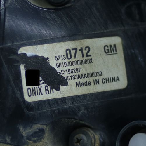 Lanterna Traseira Direita Chevrolet Onix 2017 2018 2019 Original Usado