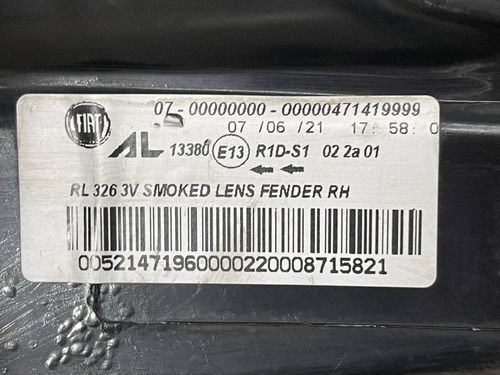 Lanterna Traseira Direita Fiat Grand Siena 2019 A 2022 Original Usado