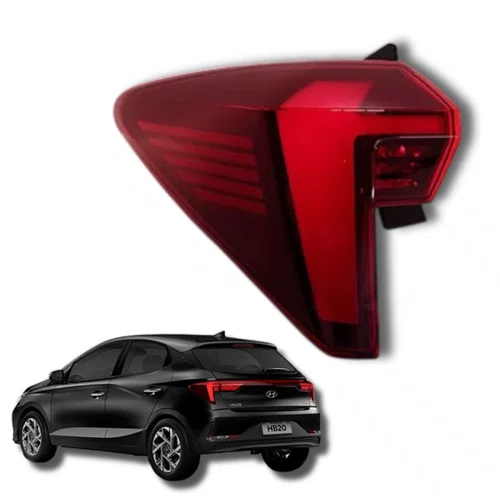 Lanterna Traseira Esquerda Canto com Led HB20 Hatch 2023 2024 2025 2026 Novo