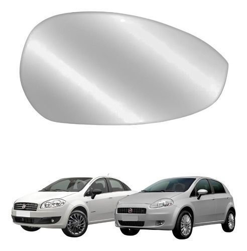 Lente Retrovisor Fiat Punto Linea 2007 A 2015 Lado Esquerdo