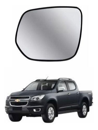 Lente Retrovisor Gm S10 2012 A 2016 Lado Esquerdo