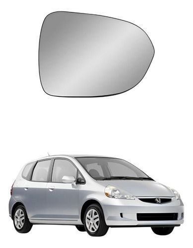 Lente Retrovisor Honda Fit 2003 Até 2009 Lado Direito