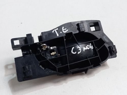 Maçaneta Interna Traseira Esquerda Citroen C3 9683446877 Original Usado