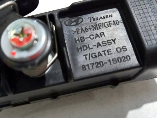 Maçaneta Tampa Traseira Hyundai Hb20 Hatch 2014 Á 2019 Original Usado
