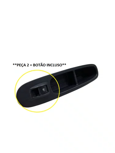 Moldura Botão Porta Dianteira Fiat Uno 2012 A 2020 Direito Original Usado
