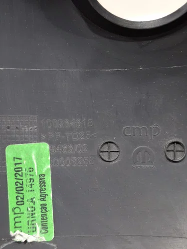 Moldura Coluna Direção Fiat Uno 2015 2016 2017 18 19 20 2021 Original Usado