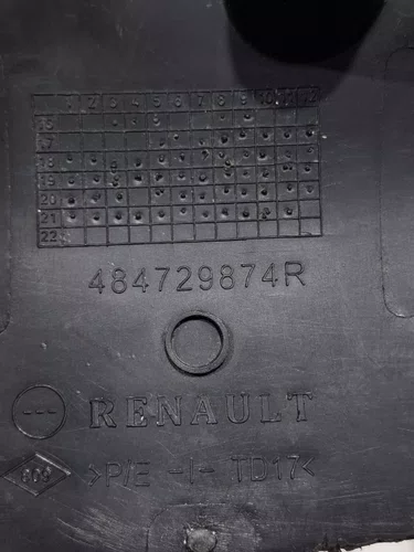 Moldura Coluna Direção Renault Kwid 2018 2019 2020 2021 Original Usado