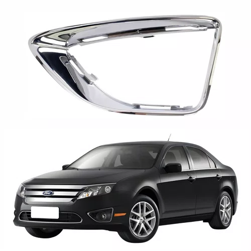 Moldura Farol Auxiliar Ford Fusion 2010 A 2012 Cromada Esquerdo Moldura Farol Auxiliar Ford Fusion 2010 A 2012 Cromada Esquerdo