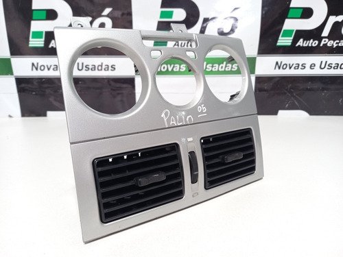 Moldura Painel Comando Ar C/ Difusores Fiat Palio 05 Original Usado