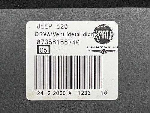 Moldura Painel Instrumento Jeep Renegade 2020 A 2022 Difusor Original Usado