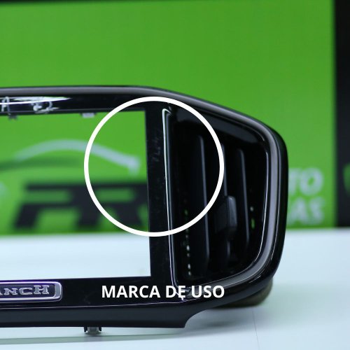 Moldura Rádio com Difusor Ar Painel Central Strada 2020 2023 Original Usado