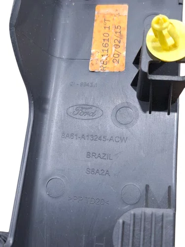 Moldura Soleira Porta Traseira Ford New Fiesta 2013 2014 2015 2016 2017 2018 2019 Esquerdo Original Usado