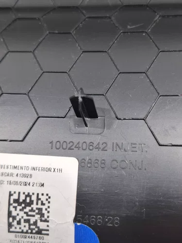 Moldura Acabamento Painel Fiat Argo Cronos 2018 A 2023 Original Usado