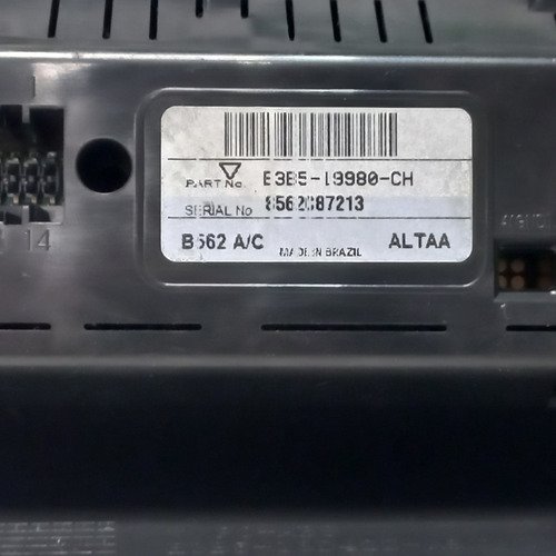 Painel Comando Ar Condicionado Ford Ka Novo Original Original Usado