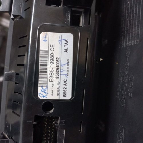 Painel Comando Ar Condicionado Ford Ka Novo Original Original Usado