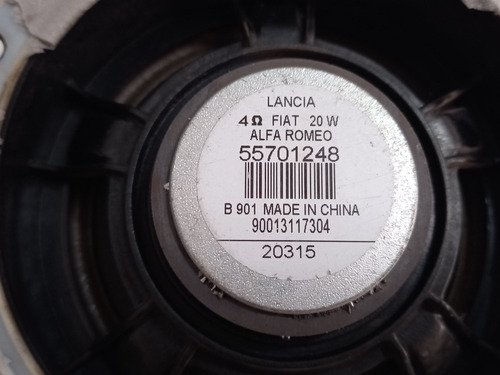 Par Alto Falante Porta Fiat Palio/linea/siena Orig. 55701248 Original Usado