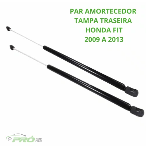 Par Amortecedor Pistão Tampa Traseira Honda Fit 2009 2010 2011 2012 2013  Novo