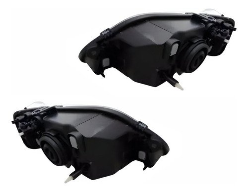 Par De Farol Renault Logan 2007 Até 2010 Máscara Cromada  Novo