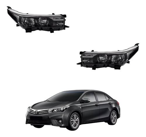 Par Farol Toyota Corolla Xei Gli 2015 2016 2017