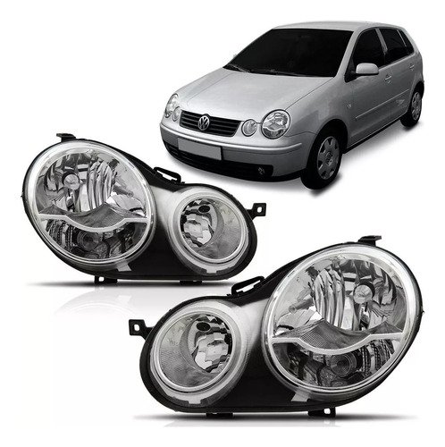 Par Farol Vw Polo 2002 2003 2004 2005 2006 Foco Duplo