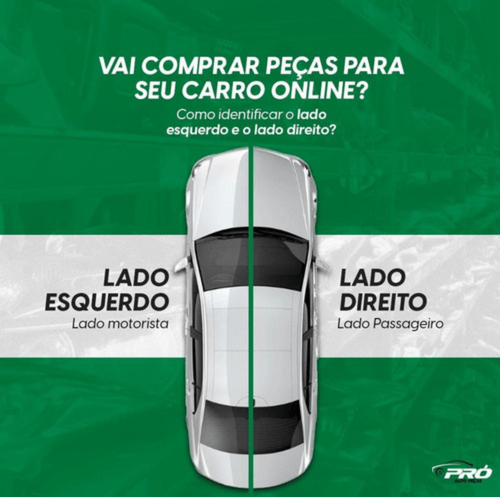 Parabarro Dianteiro Citroen C3 2002 Até 2012 Lado Esquerdo Original Usado