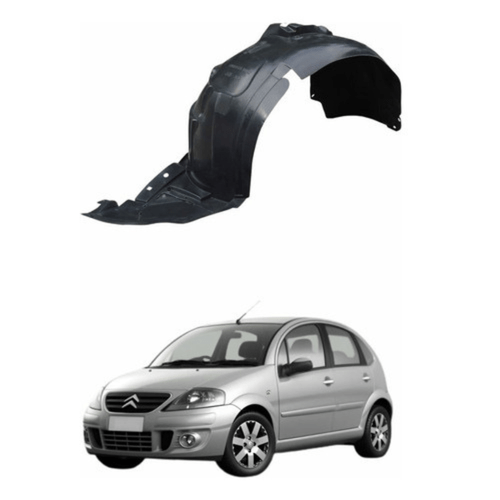 Parabarro Dianteiro Citroen C3 2002 Até 2012 Lado Esquerdo Original Usado