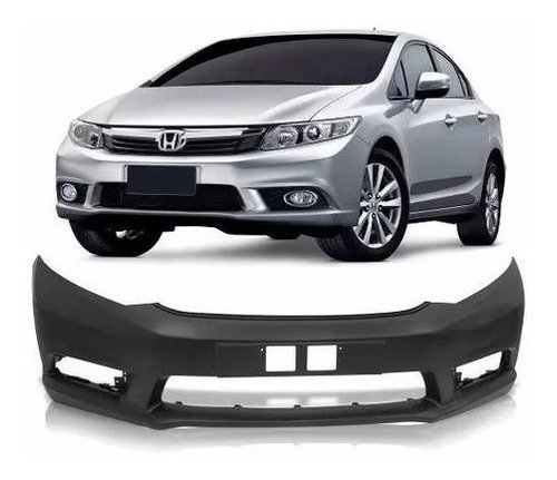 Parachoque Honda New Civic 2012 Á 2016 C Ressalto Dianteiro