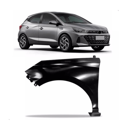 Paralama Hyundai Sem Furo Pisca Esquerdo Hb20 2023 2024