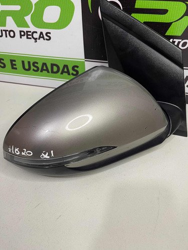 Retrovisor Elétrico Direito Hb20 2020 2021 2022 Com Pisca Original Usado