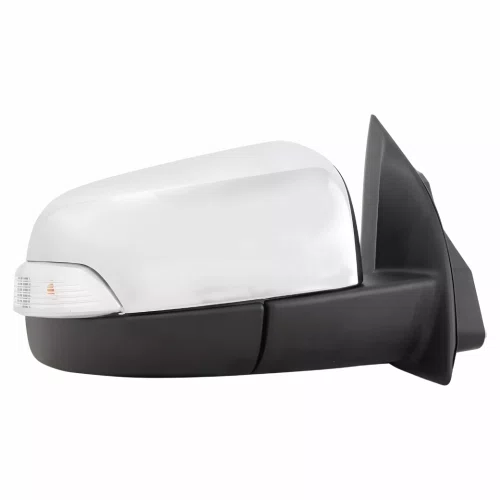 Retrovisor Ford Ranger 2012 Até 2017 Elétrico Cromado Com Pisca Foldway Luz de Solo Lado Direito Passageiro