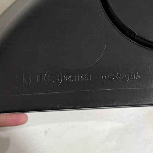 Retrovisor Manual Direito Fiat Cronos 2017 2018 2019 Á 2021 Original Usado