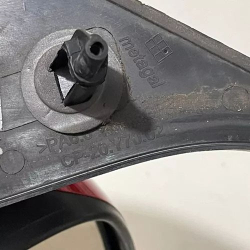 Retrovisor Manual Direito Fiat Mobi 2016 2017 2018 2019 Original Usado