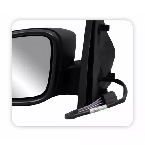 Retrovisor Vw Saveiro G5 2008 2009 2010 2011 2012 Elétrico Capa Lisa Lado Esquerdo