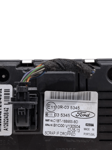 Tela Computador De Bordo Ford Ecosport 2013 2014 2015 A 2019 Original Usado