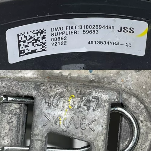 Volante Direção Comando Fiat Mobi Strada 2020 A 2023 4010747 Original Usado